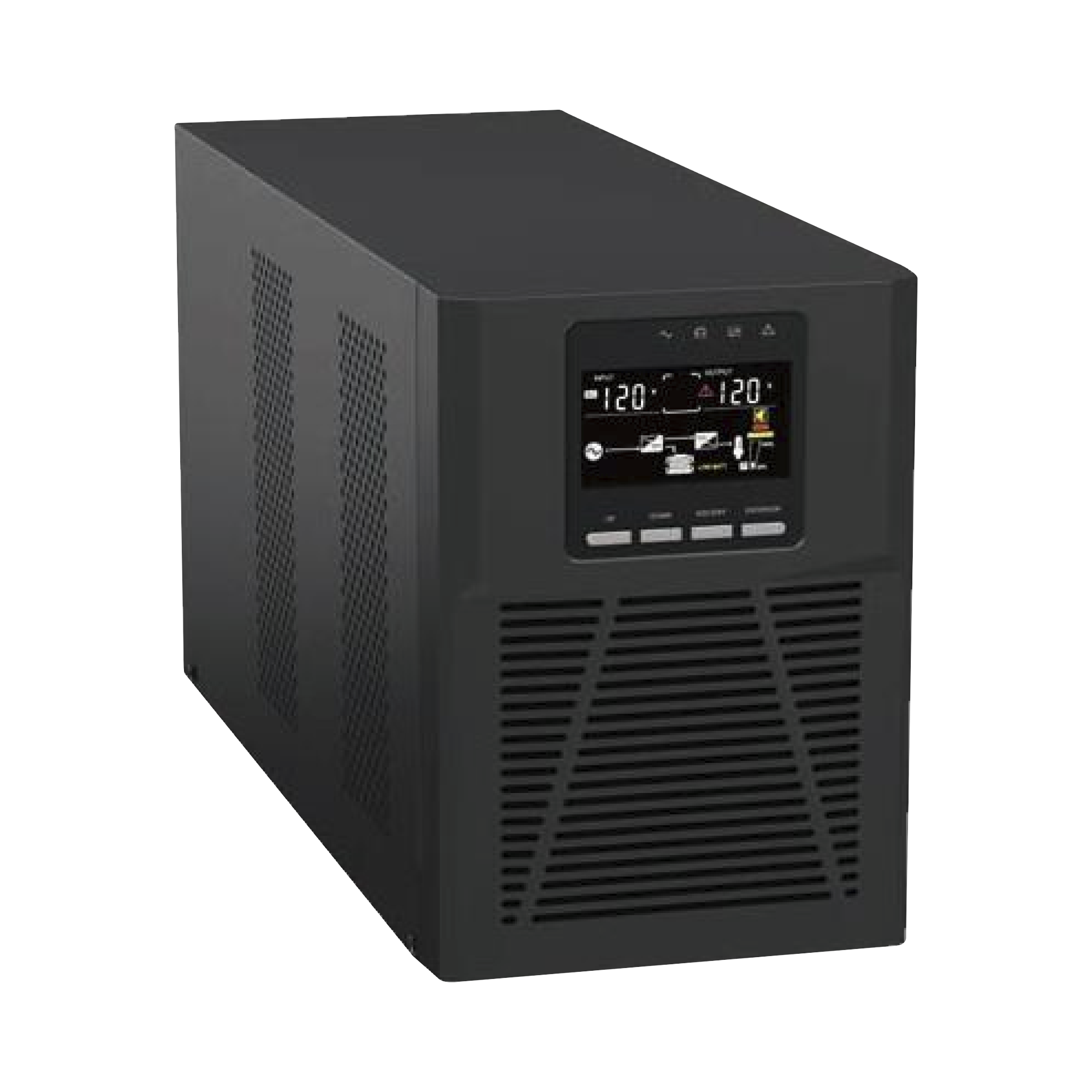 UPS ONLINE 1000VA/900W 6 CONTACTOS NEMA 5-15R C/PANTALLA LCD Y PROTECCION RJ45/USB UPS ONLINE 1000VA/900W 6 CONTACTOS NEMA 5-15R C/PANTALLA LCD Y PROTECCION RJ45/USB